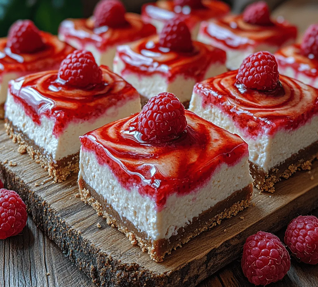 To create the perfect Raspberry Swirl Cheesecake Bars, it is essential to understand the three main components of this recipe: the crust, the filling, and the swirl. Each element plays a crucial role in achieving the desired flavor and texture.