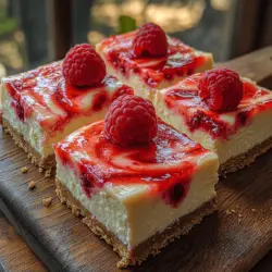 To create the perfect Raspberry Swirl Cheesecake Bars, it is essential to understand the three main components of this recipe: the crust, the filling, and the swirl. Each element plays a crucial role in achieving the desired flavor and texture.