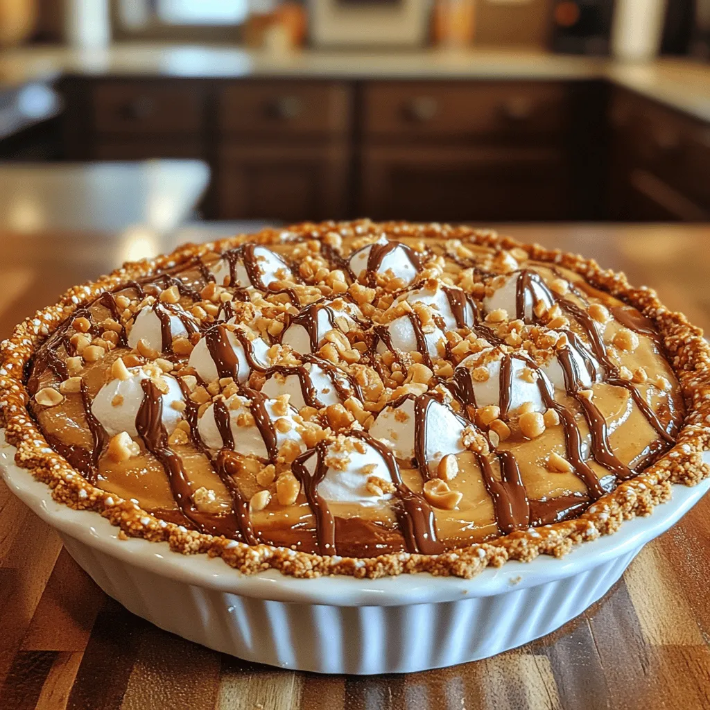 What makes the Peanut Butter Bliss Pie truly stand out is its innovative combination of flavors and textures. The salty pretzel crust provides a delightful contrast to the creamy peanut butter filling, while the rich chocolate drizzle adds an extra layer of indulgence. The marriage of sweet and salty elements creates a flavor profile that is both satisfying and addictive. Each bite delivers a crunch followed by a smooth, sweet sensation that will keep you coming back for more.