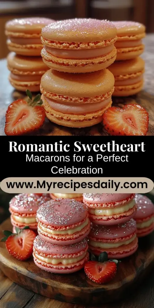 Discover the art of romance with Sweetheart Macarons, a delightful fusion of flavor and elegance. These French confections feature a crisp exterior and a chewy interior, filled with luscious strawberry buttercream that adds a fruity twist. Perfect for special occasions like Valentine's Day or anniversaries, their soft pink hue will surely capture hearts. Dive into the craft of macaron-making, impress your loved ones, and create an enchanting dessert experience.