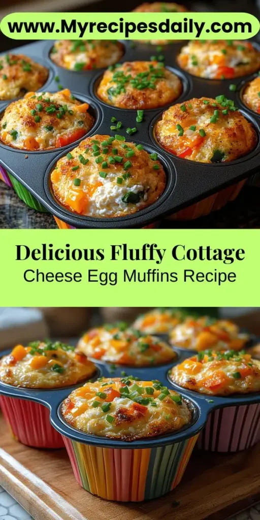 Discover the joy of Fluffy Cottage Cheese Egg Muffins, the perfect blend of nutrition and flavor! These easy-to-make muffins are packed with protein, thanks to cottage cheese and eggs, making them an ideal choice for a quick breakfast or healthy snack. Customize with your favorite veggies like spinach and bell peppers for added health benefits. Enjoy them fresh or meal prep for the week ahead to keep your diet on track without sacrificing taste.