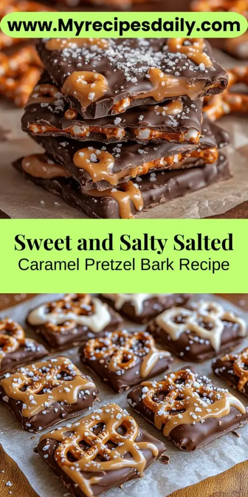 Indulge in the delicious world of Sweet & Salty Bliss with Salted Caramel Pretzel Bark! This easy-to-make dessert combines crunchy pretzels, rich chocolate, and creamy caramel, all topped with a sprinkle of sea salt for that perfect balance of flavors. Perfect for parties or a personal treat, this bark not only satisfies your sweet tooth but also adds a delightful crunch. Gather your ingredients and learn how to create this visually appealing and mouthwatering dessert that everyone will love!