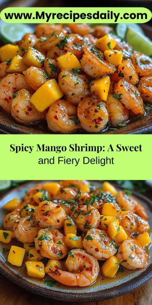 Discover the vibrant and delicious flavors of Spicy Mango Shrimp, a fusion dish that perfectly combines succulent shrimp with the sweetness of ripe mango. This easy-to-make recipe is not only visually stunning but also packed with nutritional benefits, making it ideal for any occasion. With a blend of aromatic spices and fresh ingredients, every bite delivers a tantalizing experience. Elevate your dining with this quick, healthy, and flavorful meal that will impress family and friends alike.