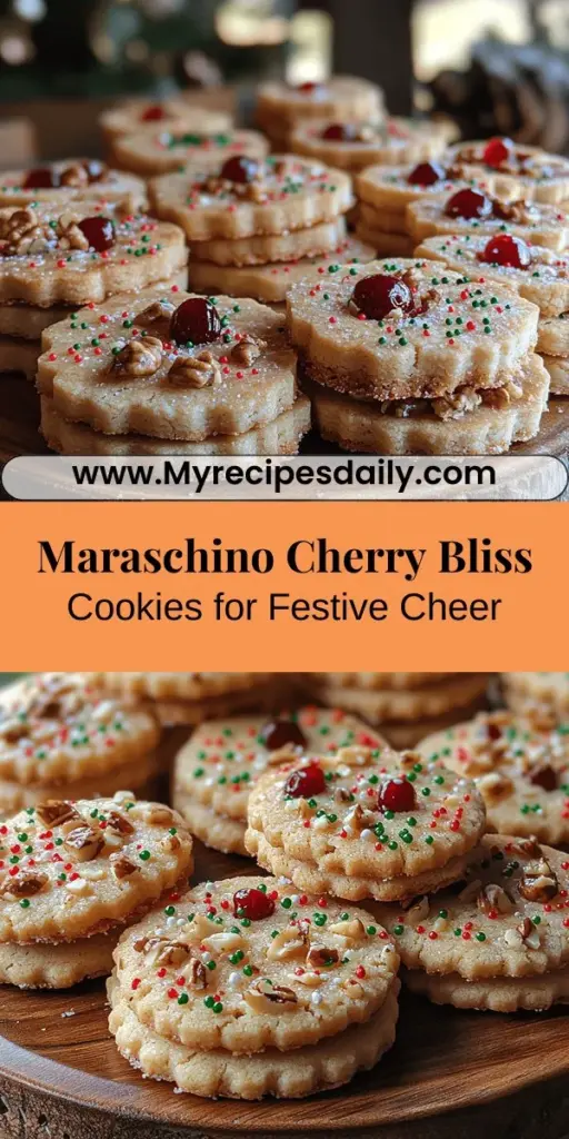 Discover the joy of baking with Maraschino Cherry Bliss Shortbread Cookies, the perfect festive treat for your holiday gatherings! These cookies combine a rich buttery flavor with sweet maraschino cherries, creating a delightful contrast that's hard to resist. Easy to make and beautifully colorful, they enhance any cookie platter and are great for sharing. Follow our guide for tips on ingredients, preparation, and decorating to create a memorable cookie experience that celebrates the season.