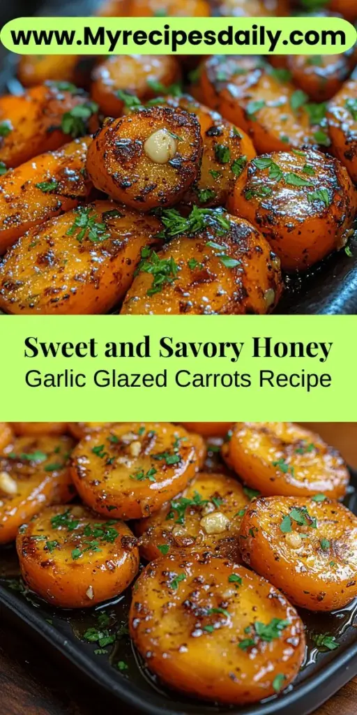 Discover the delightful balance of sweet and savory with honey garlic glazed carrots, a simple yet impressive side dish perfect for any occasion. This recipe transforms ordinary carrots into a gourmet treat that pairs well with various main courses. With the natural sweetness of honey and the robust flavor of garlic, these glazed carrots are not only delicious but also packed with nutrients. Perfect for festive feasts or casual family dinners, these carrots will elevate your meals and impress your guests. Enjoy a wholesome dish that’s as nutritious as it is flavorful!