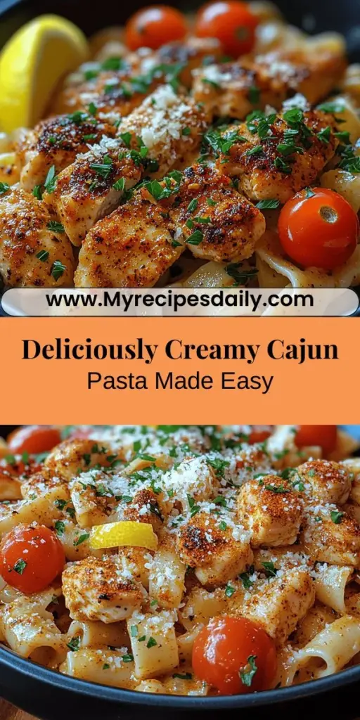 Indulge in the deliciousness of Creamy Cajun Pasta, a dish that beautifully marries the bold flavors of Cajun cuisine with comforting creamy goodness. Perfect for family dinners, elegant gatherings, or quick weeknight meals, this pasta promises a delightful experience with its tender chicken, flavorful spices, and luscious sauce. With fresh ingredients and simple preparation steps, you can create a meal that’s satisfying and full of vibrant, rich tastes that will leave everyone craving more.