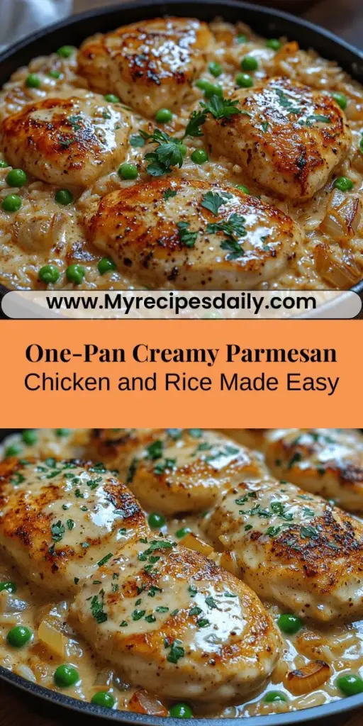 Discover the joy of One-Pan Creamy Parmesan Chicken and Rice, a delightful recipe that combines convenience with incredible flavor. This easy-to-make dish features tender chicken, fluffy rice, and a rich, creamy sauce, making it perfect for busy weeknights or family gatherings. With minimal cleanup and a stunning taste, it’s sure to become a favorite in your household. Gather your ingredients and experience the comfort of this heartwarming meal that brings loved ones together.