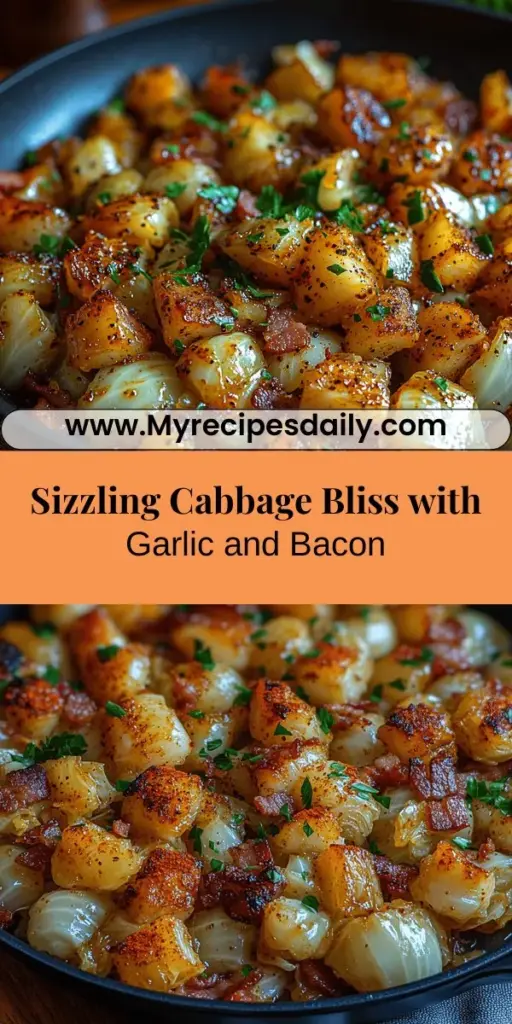 Discover the vibrant flavors of Sizzling Cabbage Delight with Bacon & Garlic, a dish that combines simple, wholesome ingredients for a nutritious feast. This recipe highlights the goodness of green cabbage, the savory richness of bacon, and aromatic garlic, creating a comforting meal that’s both satisfying and easy to prepare. Dive into the article for step-by-step instructions, ingredient benefits, and tips to elevate your cooking game while keeping health in mind. Enjoy this delightful culinary journey!
