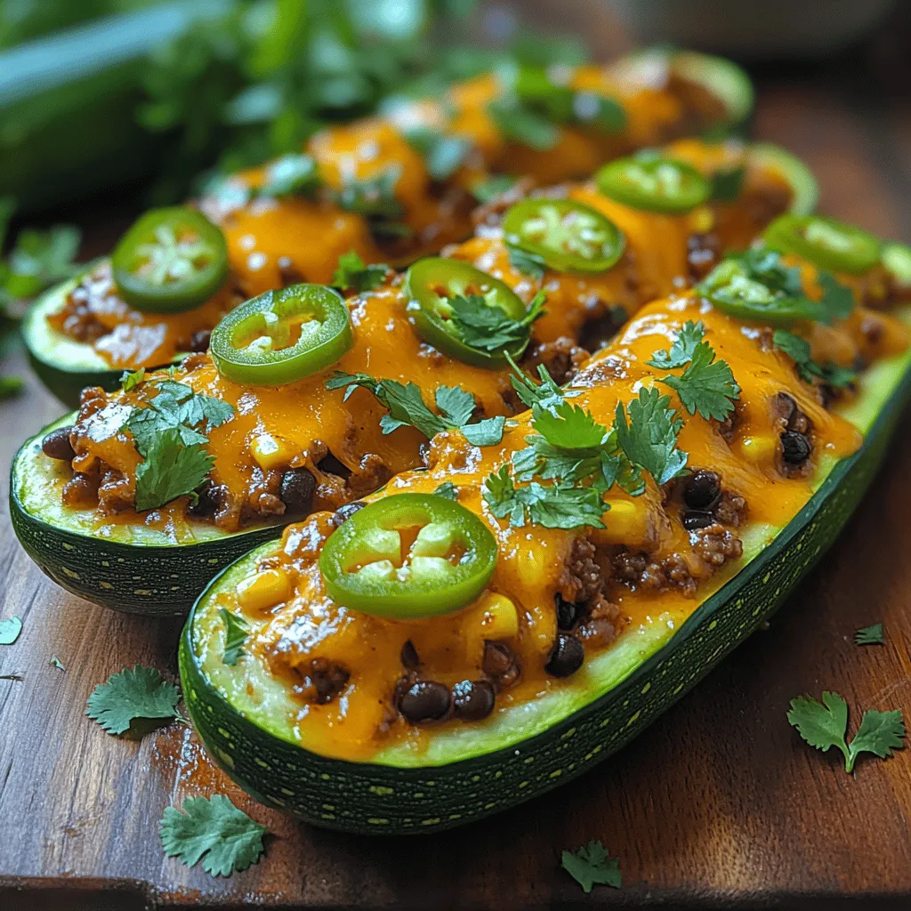 Taco-Stuffed Zucchini Boats present an innovative approach to enjoying tacos while incorporating more vegetables into your diet. The versatility of zucchini allows you to enjoy the comforting flavors of tacos without the heavy carbs traditionally associated with taco shells or tortillas. This makes them an excellent option for those looking to reduce their carbohydrate intake or simply add more vegetables to their meals.