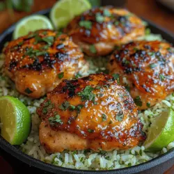 Zesty Cilantro Lime Chicken & Rice Recipe