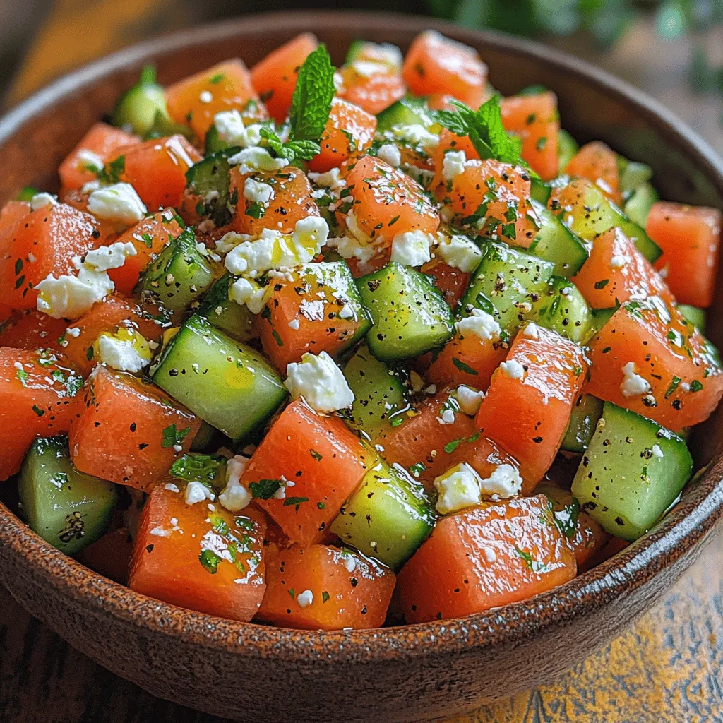 As the temperature rises and summer sun shines brightly, the craving for light, refreshing dishes becomes increasingly apparent. Summer salads are an essential part of warm-weather dining, offering a delightful way to enjoy fresh produce while keeping our meals light and wholesome. One salad that perfectly encapsulates the essence of summer is the Watermelon Cucumber Feta Salad. This vibrant dish not only showcases a beautiful medley of colors but also harmoniously balances sweet and savory flavors that tantalize the taste buds.