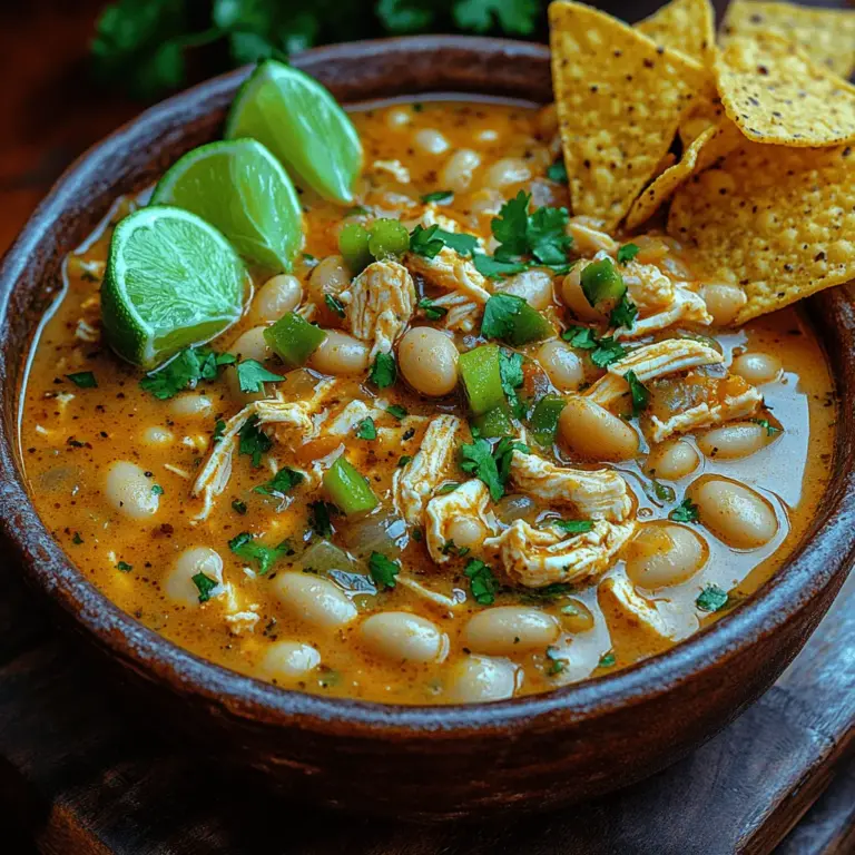 When the weather turns cold and the nights grow longer, there's nothing quite like a warm, comforting bowl of chili to nourish both body and soul. While traditional chili often boasts a robust red color and a hearty flavor profile, this Cozy Creamy White Chicken Chili brings a delightful twist to the table. Rich, creamy, and packed with flavor, it’s an inviting dish that warms you from the inside out, making it perfect for family gatherings, cozy nights in, or even casual get-togethers with friends.