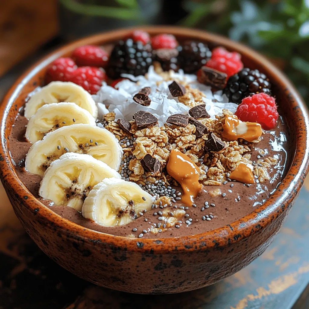 Welcome to the delightful world of the Choco-Banana Bliss Bowl—a nourishing and indulgent treat that perfectly balances health and flavor. This bowl is not just a meal; it’s an experience that combines the comforting sweetness of ripe bananas with the rich, decadent flavor of chocolate. The Choco-Banana Bliss Bowl epitomizes the growing trend of smoothie bowls, which have taken the health-conscious community by storm. Whether you’re looking for a quick breakfast, a post-workout snack, or a refreshing dessert, this recipe caters to your cravings while providing essential nutrients.