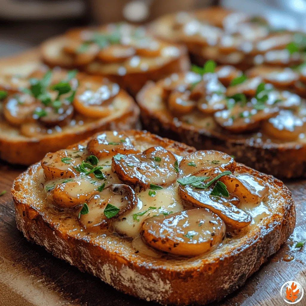 Savory Garlic Butter Mushrooms on Toast is more than just a dish; it's a delightful experience that combines the earthy flavors of mushrooms with the rich, creamy texture of butter, all served atop a crispy slice of bread. This recipe offers a perfect blend of comfort and sophistication, making it an ideal option for any meal of the day—whether you're looking for a hearty breakfast, a satisfying lunch, or a light dinner. The appeal of this dish lies not only in its flavor but also in its simplicity. With just a few fresh ingredients, you can create a dish that impresses family and friends alike.