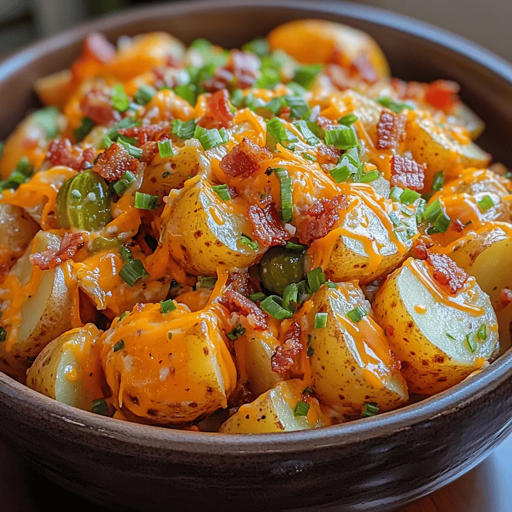 One of the key aspects of creating the Ultimate Loaded Potato Salad lies in the thoughtfully selected ingredients. Each component plays a vital role in enhancing the overall flavor and texture of the salad. Here’s a breakdown of the core ingredients that make this dish truly special: