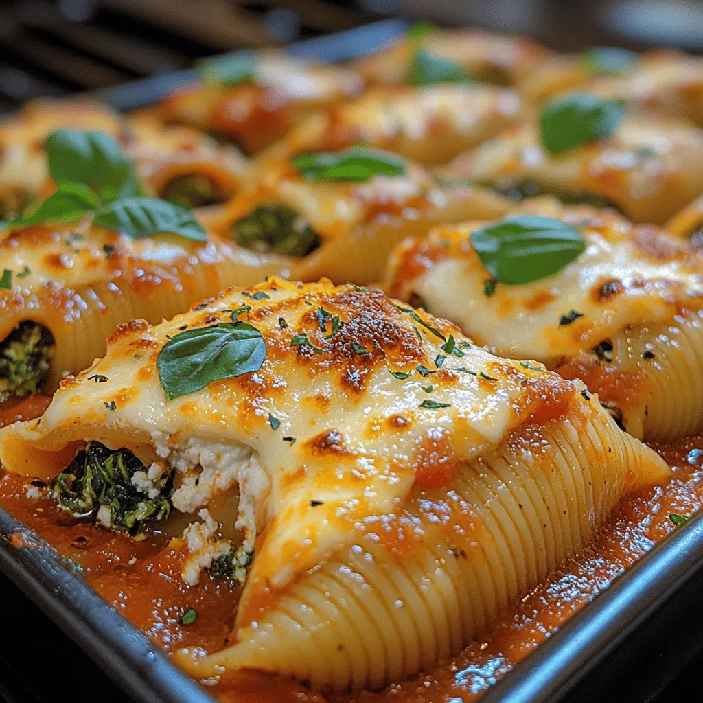 If you’re searching for the perfect comfort food that’s both satisfying and delicious, look no further than Cheesy Spinach & Ricotta Stuffed Shells. This classic Italian dish combines the rich, creamy goodness of ricotta cheese with the nutritious benefits of spinach, all enveloped in tender pasta shells and topped with a luscious marinara sauce. With every bite, you’ll experience a symphony of flavors and textures that make this dish a favorite not only for families but also for those looking to elevate their weeknight dinners.