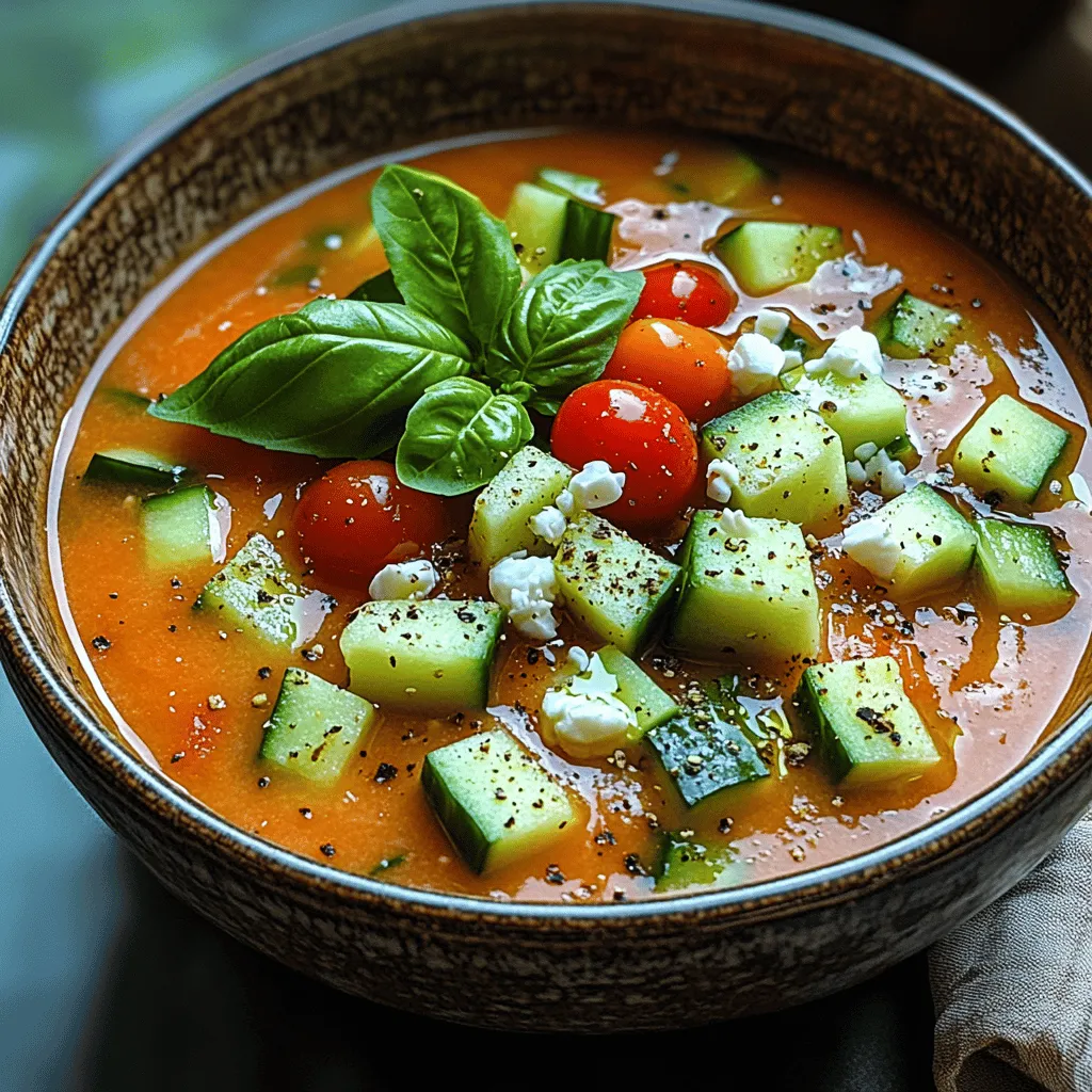 Summer is the perfect time for light, refreshing dishes that quench our thirst and tickle our taste buds. Gazpacho, a chilled soup that hails from the sun-drenched landscapes of southern Spain, has long been a favorite summer staple. Traditionally made with ripe tomatoes, peppers, cucumbers, and onions, this vibrant dish is celebrated for its ability to provide relief from the heat while delivering a medley of flavors and nutrients. However, in recent years, culinary creativity has taken center stage, giving rise to various interpretations of this classic dish, with one of the most delightful being the chilled watermelon gazpacho.
