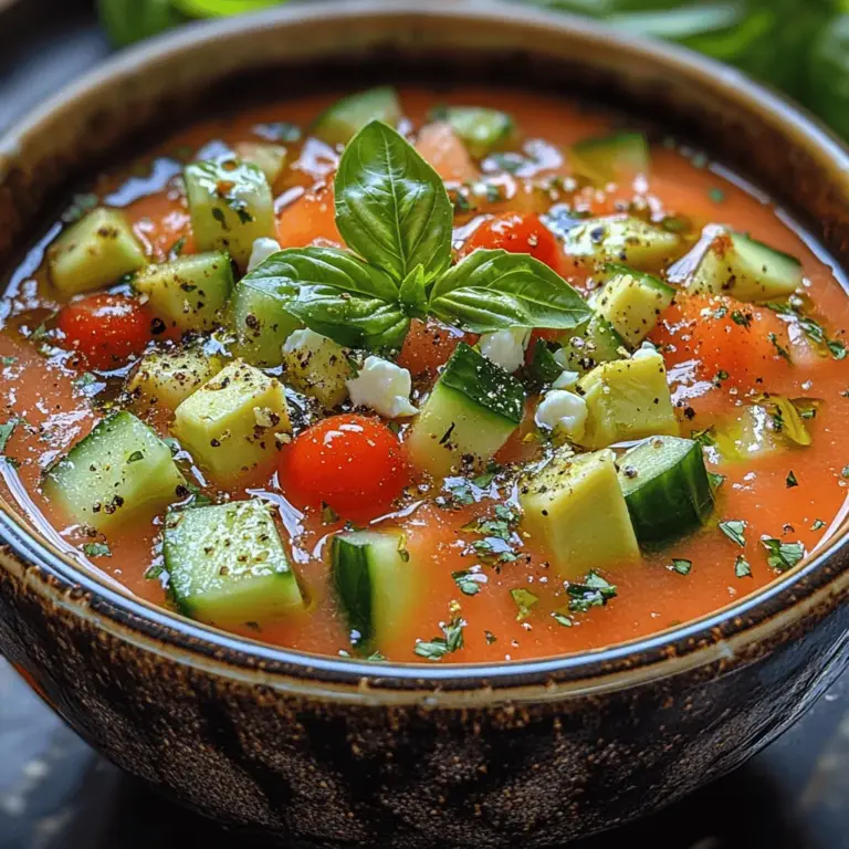 Summer is the perfect time for light, refreshing dishes that quench our thirst and tickle our taste buds. Gazpacho, a chilled soup that hails from the sun-drenched landscapes of southern Spain, has long been a favorite summer staple. Traditionally made with ripe tomatoes, peppers, cucumbers, and onions, this vibrant dish is celebrated for its ability to provide relief from the heat while delivering a medley of flavors and nutrients. However, in recent years, culinary creativity has taken center stage, giving rise to various interpretations of this classic dish, with one of the most delightful being the chilled watermelon gazpacho.