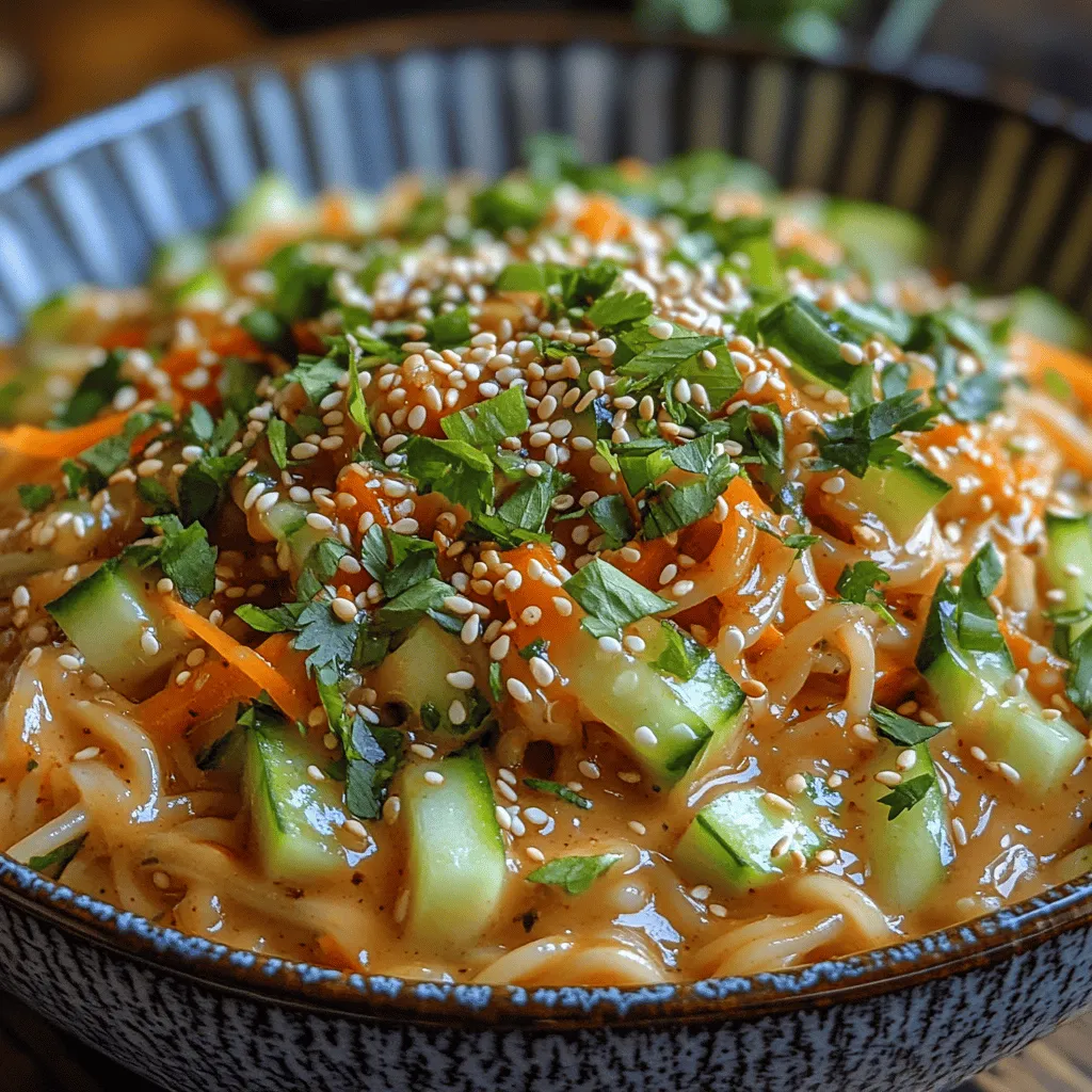 As the temperatures rise and the sun shines brighter, there's nothing quite like a refreshing dish to cool you down. Enter Chilled Sesame Noodles with a Zesty Twist, a delightful meal that perfectly captures the essence of summer dining. This dish is not only simple to prepare but also bursts with vibrant flavors and textures, making it an ideal choice for a light lunch or a satisfying dinner. Whether you're looking to impress dinner guests or simply want to whip up a quick meal for yourself, these chilled noodles are a fantastic option.