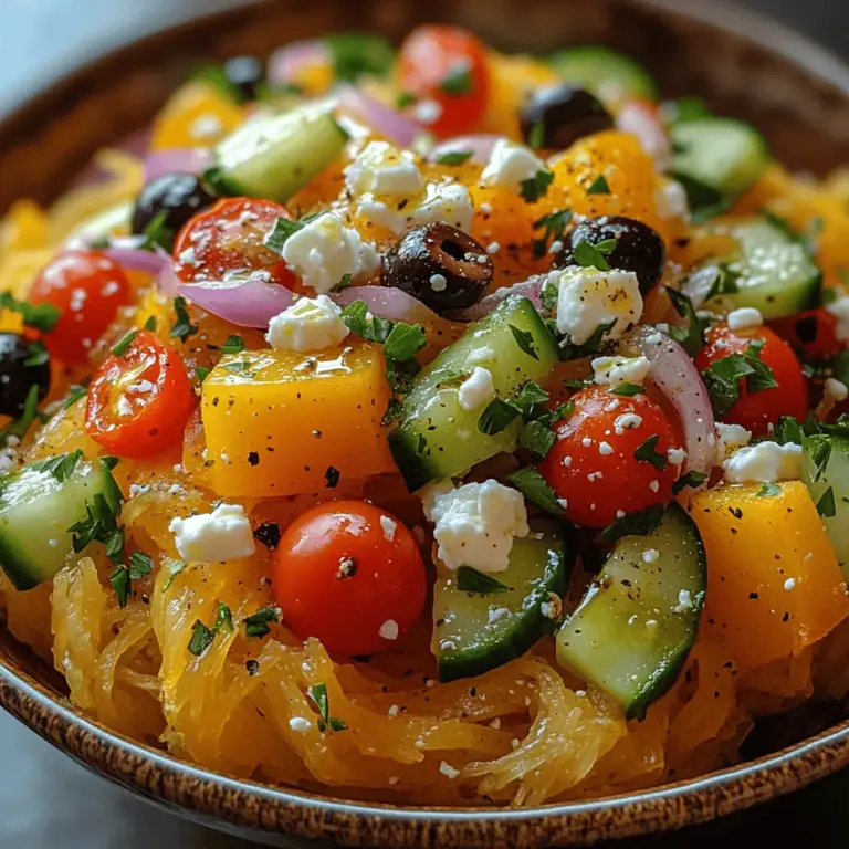 In the ever-evolving landscape of healthy eating, spaghetti squash has emerged as a versatile and nutritious ingredient that can elevate any dish. This unique vegetable, known for its stringy flesh that resembles traditional pasta, has captured the hearts of health enthusiasts and culinary adventurers alike. The growing trend of incorporating vegetables into salads not only enhances their nutrition but also adds a burst of flavor and creativity to our meals. As we embrace the warmer months, the refreshing cold spaghetti squash salad stands out as an ideal choice for picnics, gatherings, or meal prep, bringing a delightful twist to your dining experience.