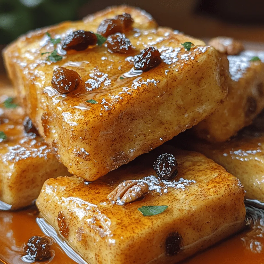 Cinnamon Raisin French Toast Bake offers a harmonious blend of flavors and textures that appeal to a wide range of palates. The warm, spicy notes of cinnamon beautifully complement the natural sweetness of the raisins, creating a dish that feels both comforting and decadent. Each bite presents a delightful contrast between the soft, custardy interior and the slightly crisp top, making it an irresistible morning indulgence.
