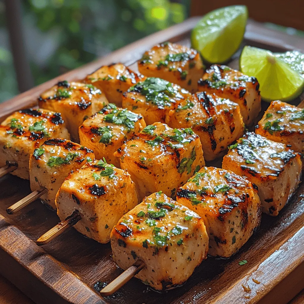 When it comes to outdoor cooking, few dishes can match the mouthwatering appeal of grilled chicken skewers. Especially during the warm months, when the sun is shining, and the air is filled with the sounds of laughter and sizzling grills, these succulent skewers stand out as a true culinary delight. The Zesty Cilantro Lime Grilled Chicken Skewers are not only a feast for the eyes but also a celebration of fresh flavors that will tantalize your taste buds.