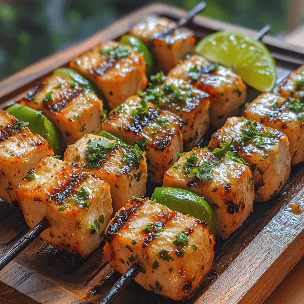 When it comes to outdoor cooking, few dishes can match the mouthwatering appeal of grilled chicken skewers. Especially during the warm months, when the sun is shining, and the air is filled with the sounds of laughter and sizzling grills, these succulent skewers stand out as a true culinary delight. The Zesty Cilantro Lime Grilled Chicken Skewers are not only a feast for the eyes but also a celebration of fresh flavors that will tantalize your taste buds.