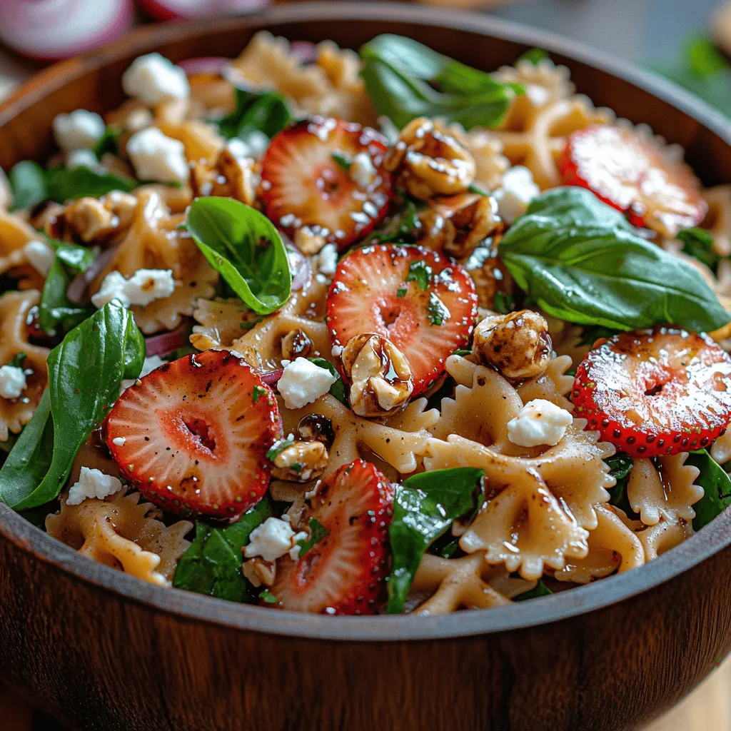 Pasta salads have gained immense popularity over the years, becoming a staple in many kitchens around the world. Their versatility allows for endless combinations of ingredients, making them suitable for any occasion—from summer picnics to formal gatherings and even as a quick meal prep option. Among the myriad of pasta salad variations, the Strawberry Spinach Pasta Salad stands out as a refreshing and nutritious choice, perfect for those who want to indulge in a light yet satisfying dish.