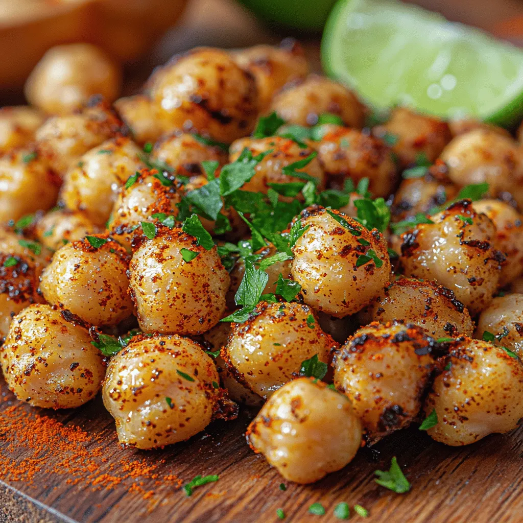 Chickpeas, also known as garbanzo beans, have long been a staple in kitchens around the world, valued for their versatility and nutritional benefits. These little legumes are not only a fantastic source of plant-based protein but also packed with fiber and essential vitamins and minerals. As the trend towards plant-based eating continues to grow, so does the popularity of innovative snacks that cater to a variety of dietary preferences. One such delightful option is Zesty Chili Lime Roasted Chickpeas, a snack that perfectly illustrates how wholesome ingredients can come together to create something truly satisfying.