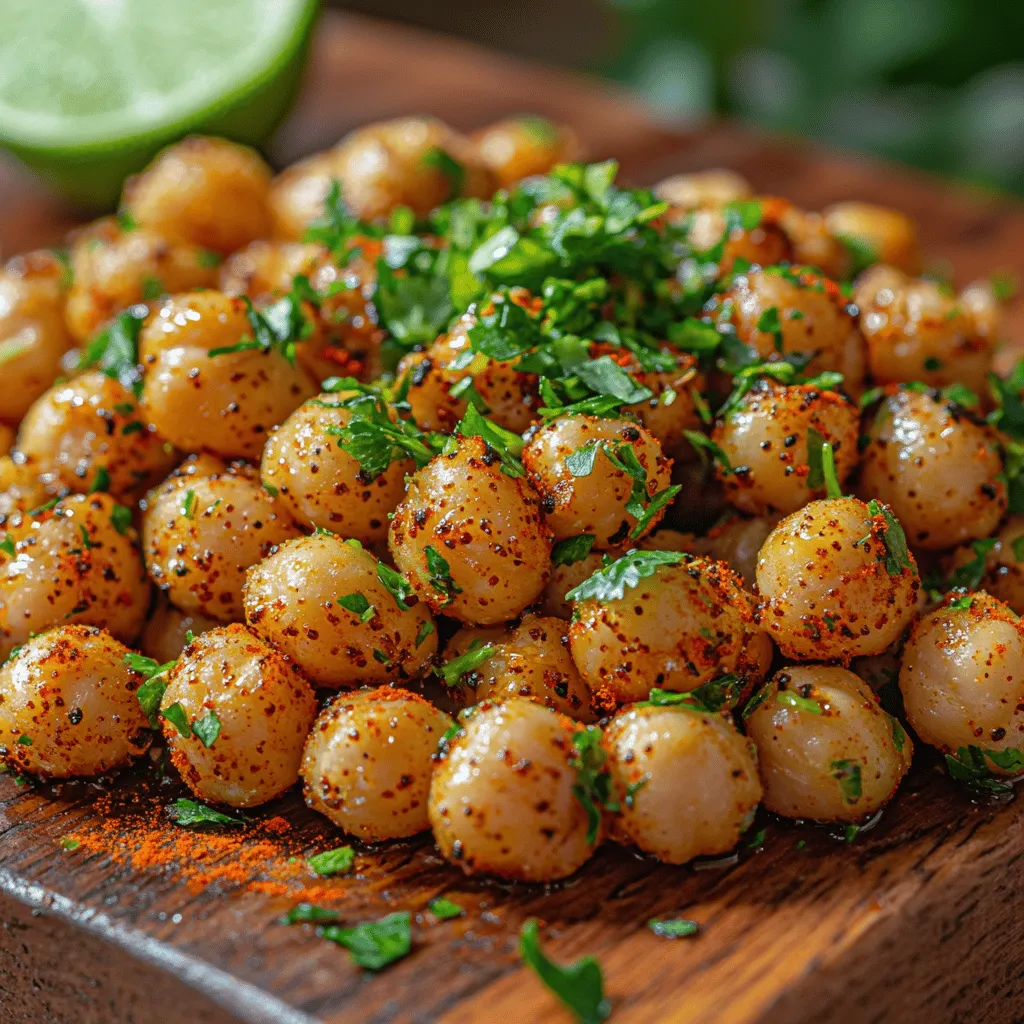 Chickpeas, also known as garbanzo beans, have long been a staple in kitchens around the world, valued for their versatility and nutritional benefits. These little legumes are not only a fantastic source of plant-based protein but also packed with fiber and essential vitamins and minerals. As the trend towards plant-based eating continues to grow, so does the popularity of innovative snacks that cater to a variety of dietary preferences. One such delightful option is Zesty Chili Lime Roasted Chickpeas, a snack that perfectly illustrates how wholesome ingredients can come together to create something truly satisfying.