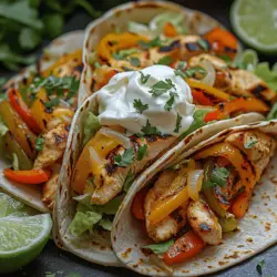 Sizzling Grilled Chicken Fajita Wraps: A Flavorful Fiesta on Your Plate