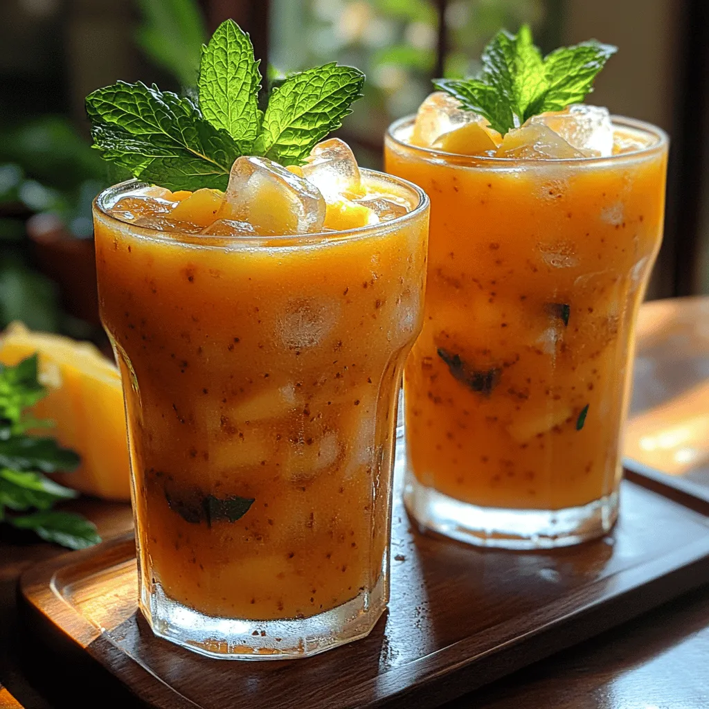 Welcome to the vibrant world of the Mango Bango Delight, a refreshing tropical drink that captures the essence of summer in every sip. This delightful beverage is perfect for any occasion, whether you’re lounging by the pool, hosting a summer barbecue, or simply looking for a soothing drink to cool off after a long day. With its bright colors and mouthwatering flavors, the Mango Bango Delight is sure to impress your guests and tantalize your taste buds.