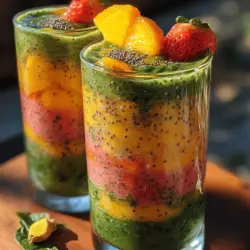 Rainbow Citrus Glow Smoothie: A Vibrant Blend of Health and Flavor