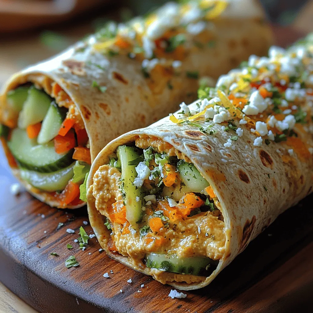 In our ever-evolving culinary landscape, finding nutritious and delicious meals that are quick to prepare is a priority for many. With busy lifestyles and the constant quest for healthy eating, it’s essential to have meals that not only satisfy but also nourish the body. Enter Zesty Lemon Garlic Hummus Veggie Wraps—a perfect solution that combines a delightful medley of flavors and textures, all wrapped up in a healthy package. These wraps are not just visually appealing; they are packed with nutrients, making them an excellent choice for lunch, dinner, or even a snack.