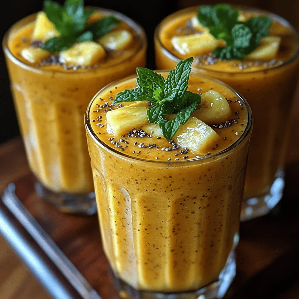 To truly appreciate the Tropical Bliss Banana Pineapple Smoothie, it’s crucial to understand the individual components that make this drink not only tasty but also beneficial for your health.