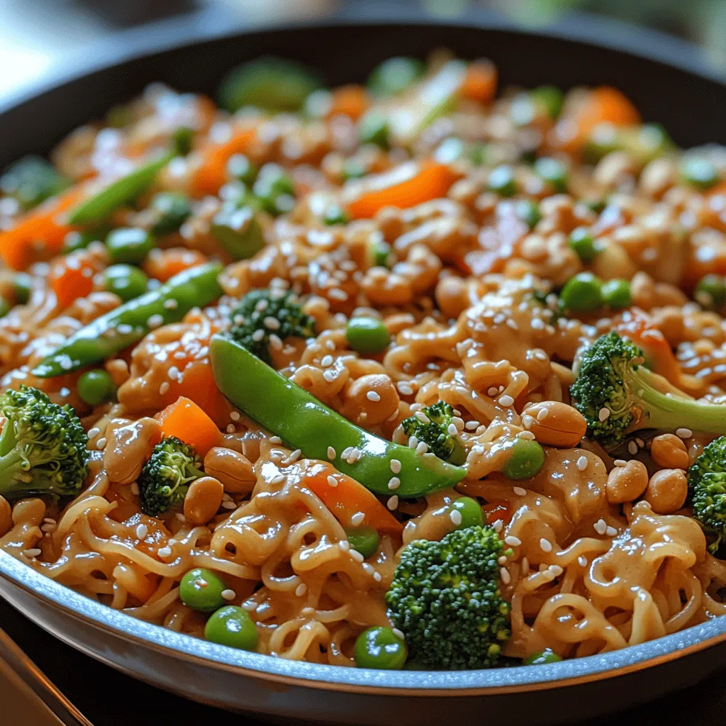 If you're looking for a quick, healthy, and delicious dinner option, look no further than Peanut Noodle Veggie Stir Fry. This vibrant dish combines the richness of peanut sauce with the crunch of fresh vegetables, creating a delightful balance of flavors and textures that is sure to satisfy your taste buds. Whether you’re a busy professional, a health-conscious eater, or someone who simply loves a good stir fry, this recipe offers a versatile solution that can cater to a variety of dietary preferences.
