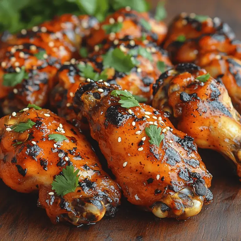 Chicken wings have long held a cherished spot in the culinary hearts of many, beloved not only as a go-to appetizer for gatherings and parties but also as a satisfying snack for casual evenings at home. Their versatility allows for a range of flavors, from classic buffalo to tangy barbecue and everything in between. Among these, the Spicy Honey Sriracha Wings stand out, offering an irresistible blend of heat and sweetness that tantalizes the taste buds.