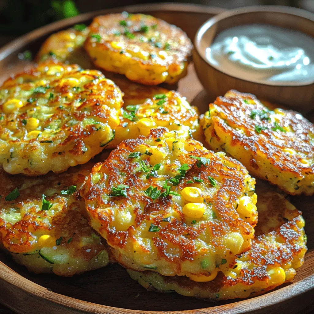 When it comes to making Sweet Corn & Zucchini Fritters, the quality of the ingredients is paramount, especially the sweet corn. Fresh sweet corn is a key player in this recipe, providing a natural sweetness and a delightful crunch that frozen alternatives simply cannot replicate. The flavor profile of fresh sweet corn is bright and slightly buttery, making it an excellent choice for these fritters.
