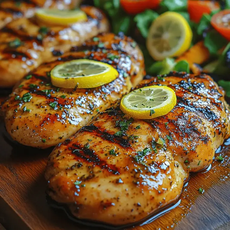 To create the perfect Zesty Grilled Lemon Herb Chicken, it’s essential to understand the key ingredients that elevate this dish from ordinary to extraordinary. Each component plays a crucial role in the overall flavor profile and health benefits of the meal.