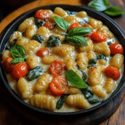 One-Pan Creamy Garlic Parmesan Gnocchi Recipe