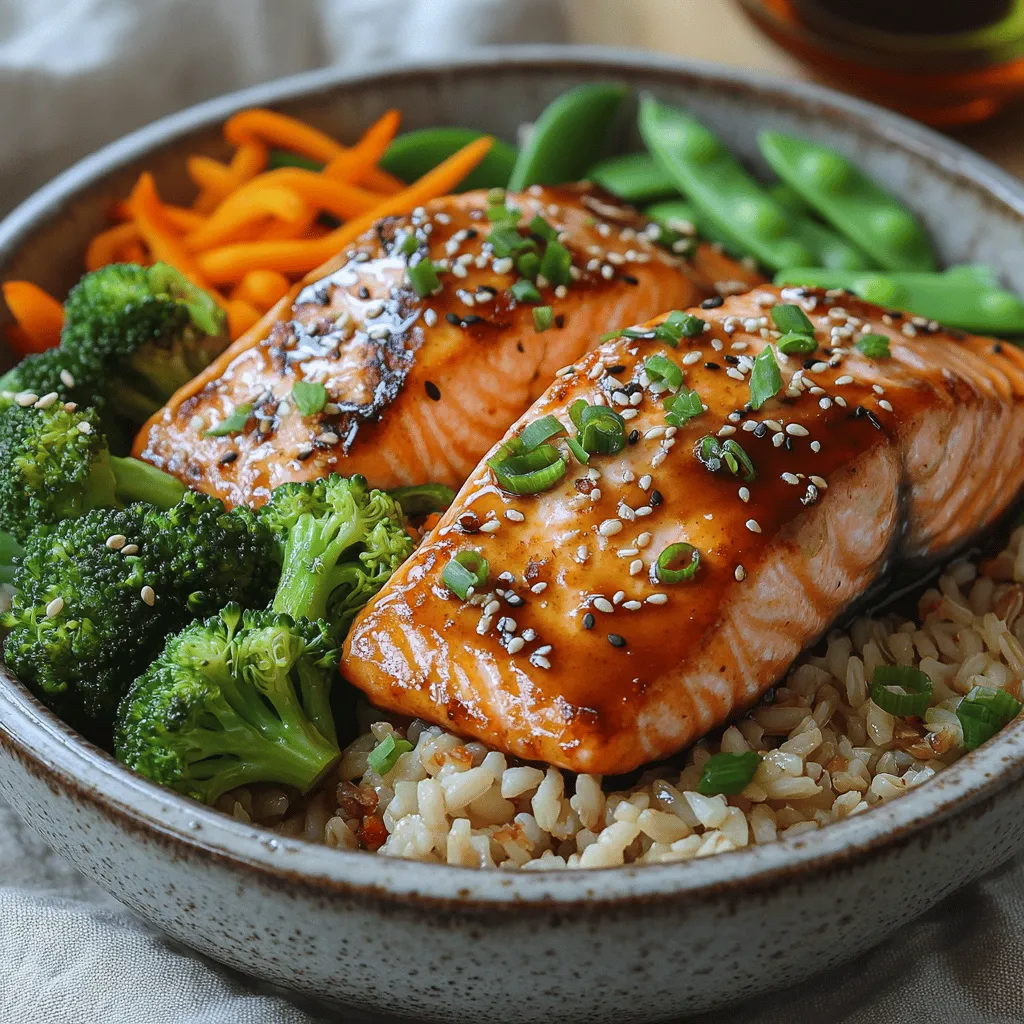 In the world of quick, nutritious meals, few dishes are as satisfying as a Teriyaki Salmon Bowl. This recipe brings together the rich, flaky texture of salmon, the wholesome goodness of brown rice, and a vibrant array of colorful vegetables, all drizzled in a delectable homemade teriyaki sauce. Whether you’re looking for a weeknight dinner solution or a meal prep option, these bowls are easy to prepare and packed with flavor. With the rise of healthy eating trends, teriyaki salmon bowls have become a favorite among health-conscious individuals who don’t want to compromise on taste.