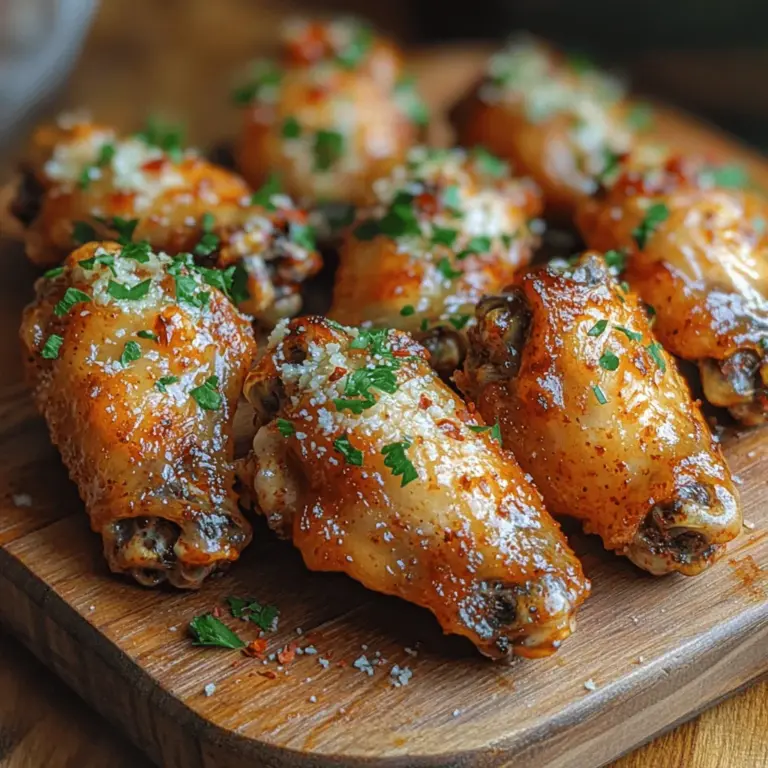 When it comes to game day snacks or a delicious treat for family gatherings, chicken wings reign supreme. Among the myriad of flavor possibilities, crispy garlic Parmesan wings stand out with their savory, buttery goodness and unmistakable crunch. However, the traditional approach to frying can often leave us feeling guilty from the excess oil and calories. Enter air frying—a revolutionary cooking method that allows you to enjoy your favorite crispy foods with a fraction of the fat. With just a touch of oil, you can achieve perfectly crispy chicken wings that are not only delicious but also a healthier option.