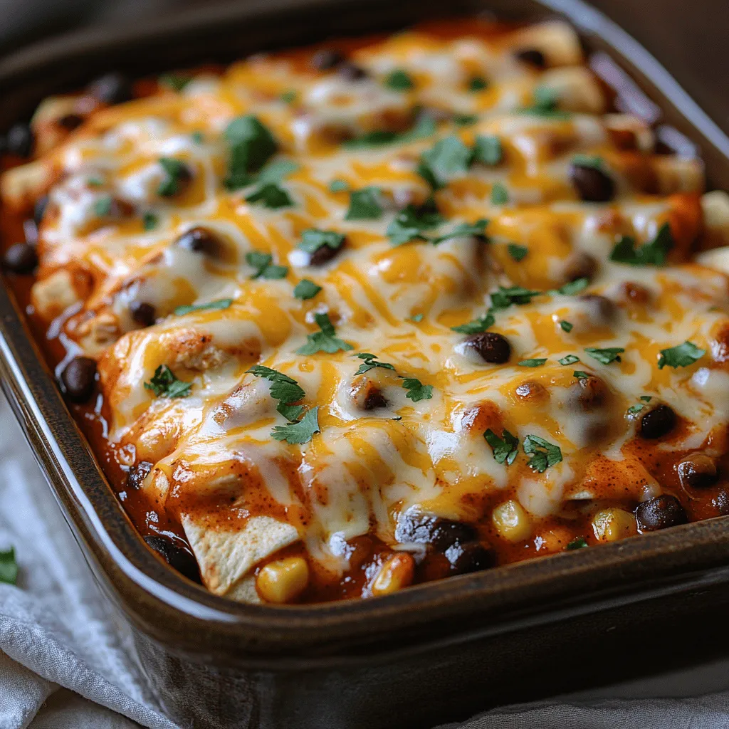 When it comes to comfort food, few dishes can compete with the warm, savory embrace of a Cheesy Chicken Enchilada Casserole. This dish is a quintessential representation of Mexican-American cuisine, bringing together the rich flavors of enchiladas in a simplified, hearty casserole format. It's a recipe that's perfect for busy weeknights, family gatherings, or even potlucks, where you want to impress without spending all day in the kitchen.