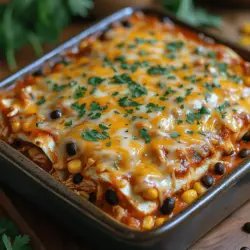 When it comes to comfort food, few dishes can compete with the warm, savory embrace of a Cheesy Chicken Enchilada Casserole. This dish is a quintessential representation of Mexican-American cuisine, bringing together the rich flavors of enchiladas in a simplified, hearty casserole format. It's a recipe that's perfect for busy weeknights, family gatherings, or even potlucks, where you want to impress without spending all day in the kitchen.
