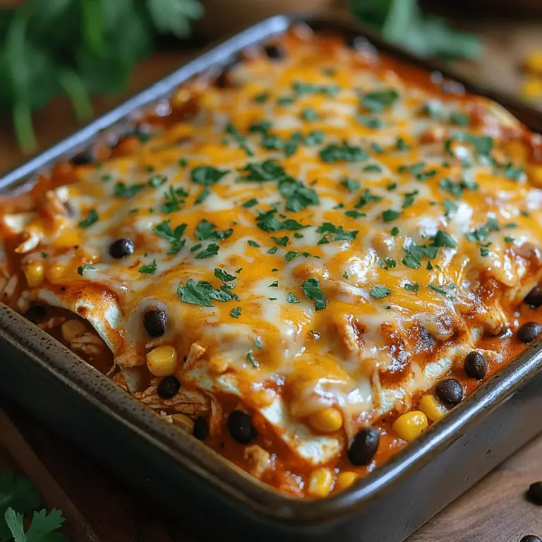 When it comes to comfort food, few dishes can compete with the warm, savory embrace of a Cheesy Chicken Enchilada Casserole. This dish is a quintessential representation of Mexican-American cuisine, bringing together the rich flavors of enchiladas in a simplified, hearty casserole format. It's a recipe that's perfect for busy weeknights, family gatherings, or even potlucks, where you want to impress without spending all day in the kitchen.