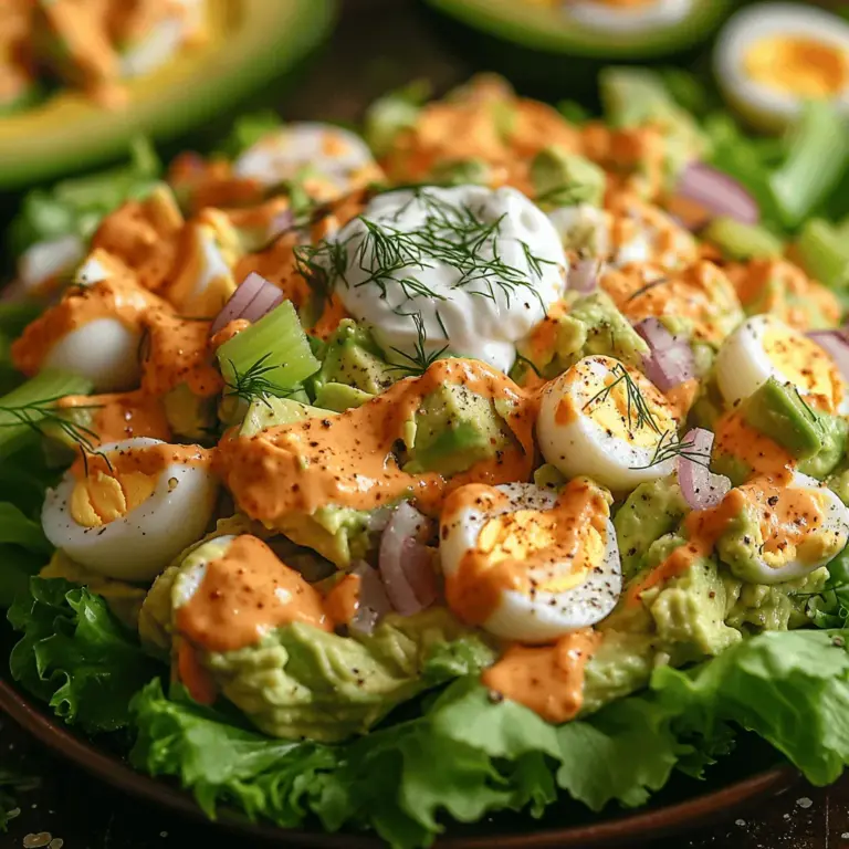 If you're on the lookout for a refreshing and nutritious dish that can elevate your lunch game or impress your guests at a picnic, look no further than the Creamy Avocado Egg Salad Delight. This recipe combines the creamy richness of ripe avocados with the protein-packed goodness of eggs, creating a delightful dish that is both satisfying and loaded with flavor.