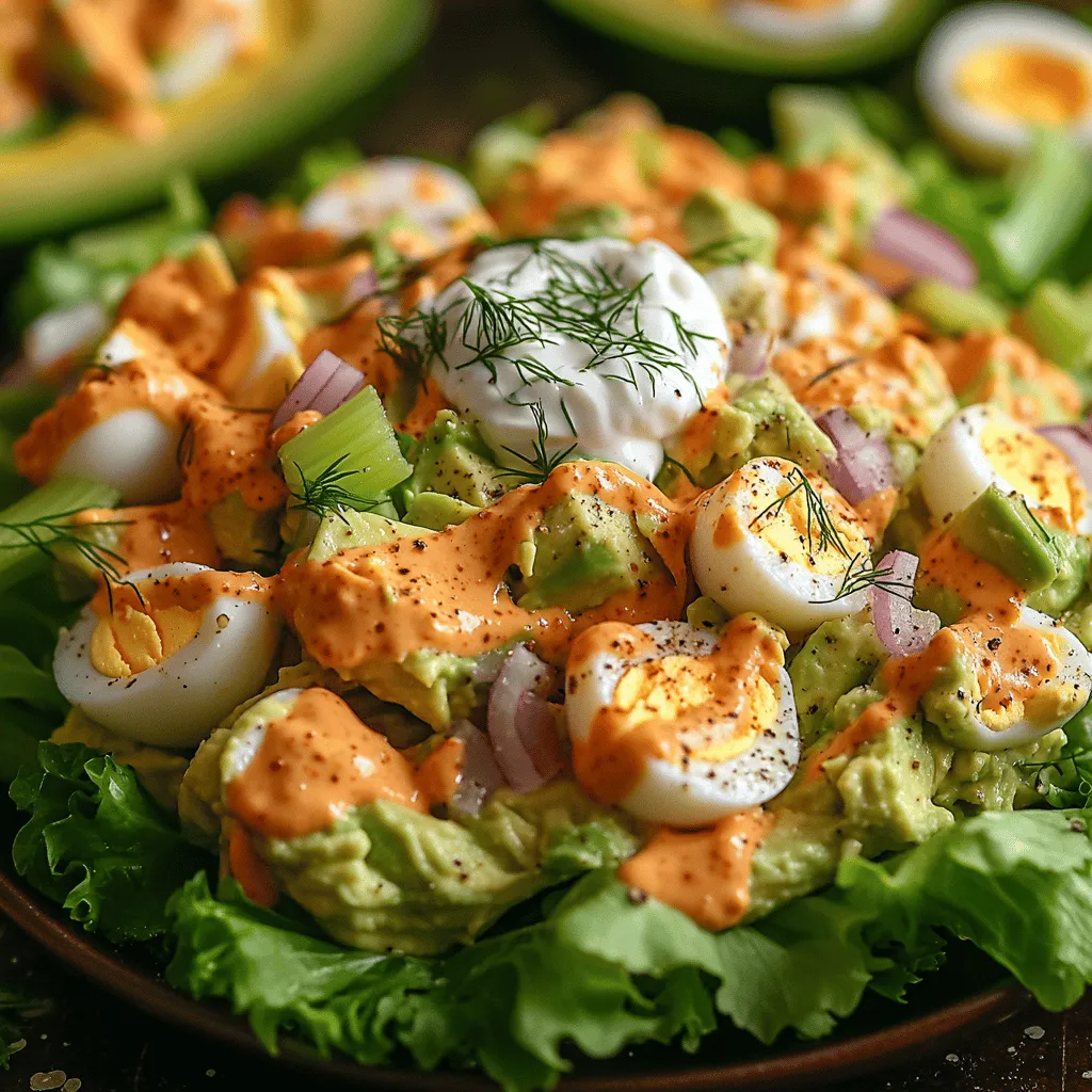 If you're on the lookout for a refreshing and nutritious dish that can elevate your lunch game or impress your guests at a picnic, look no further than the Creamy Avocado Egg Salad Delight. This recipe combines the creamy richness of ripe avocados with the protein-packed goodness of eggs, creating a delightful dish that is both satisfying and loaded with flavor.