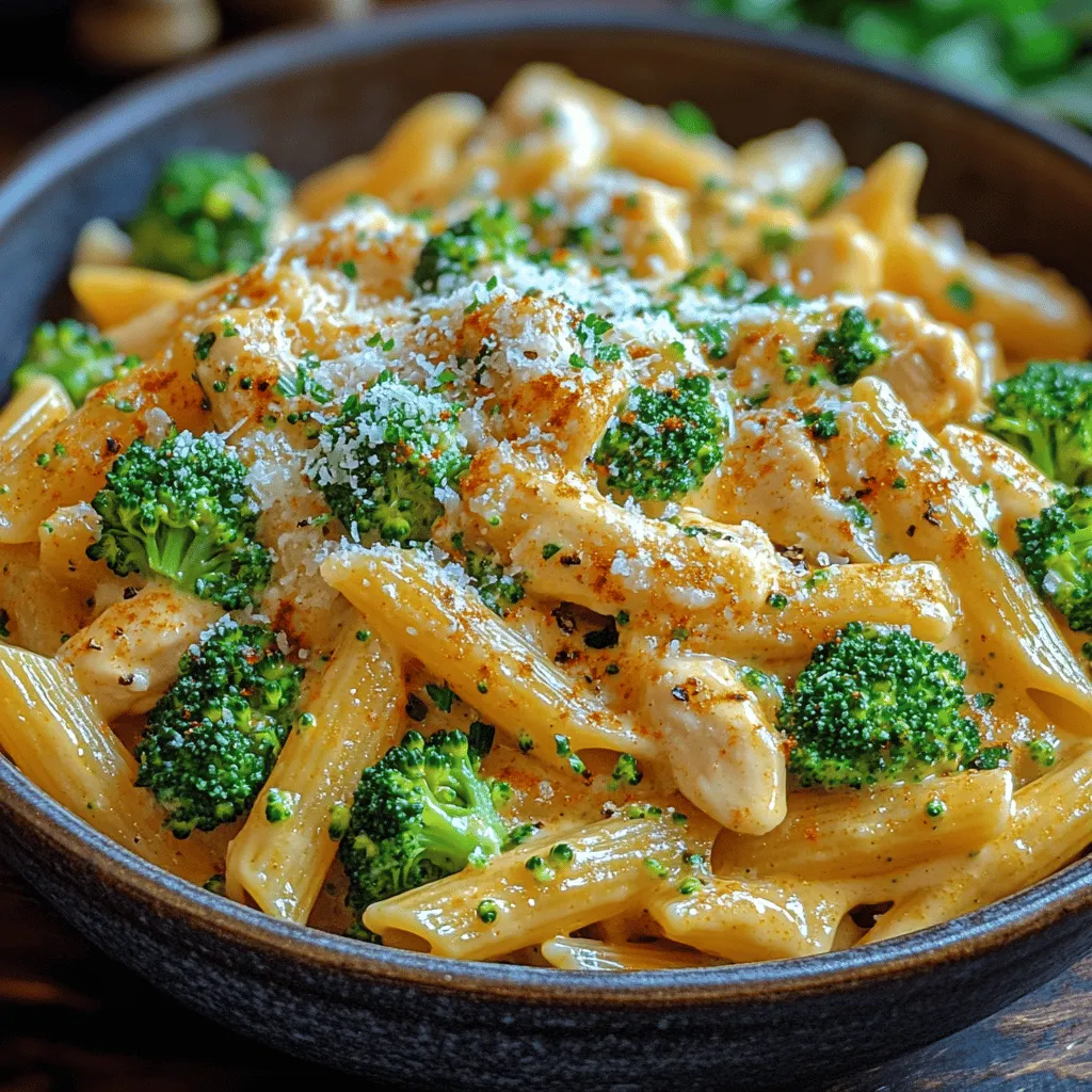 If you're looking for a dish that perfectly balances comfort, nutrition, and flavor, look no further than Creamy Broccoli and Chicken Penne. This delightful pasta dish has become a staple for many families due to its ability to combine hearty ingredients into a single, satisfying meal. The creamy sauce envelops the penne, while tender chicken breast and vibrant broccoli add both texture and essential nutrients, making it a well-rounded option for any dinner table.