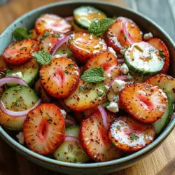 To craft the perfect Cucumber Strawberry Salad, it’s essential to understand the role of each ingredient. Each component not only adds its unique flavor but also contributes to the overall nutritional value of the dish.