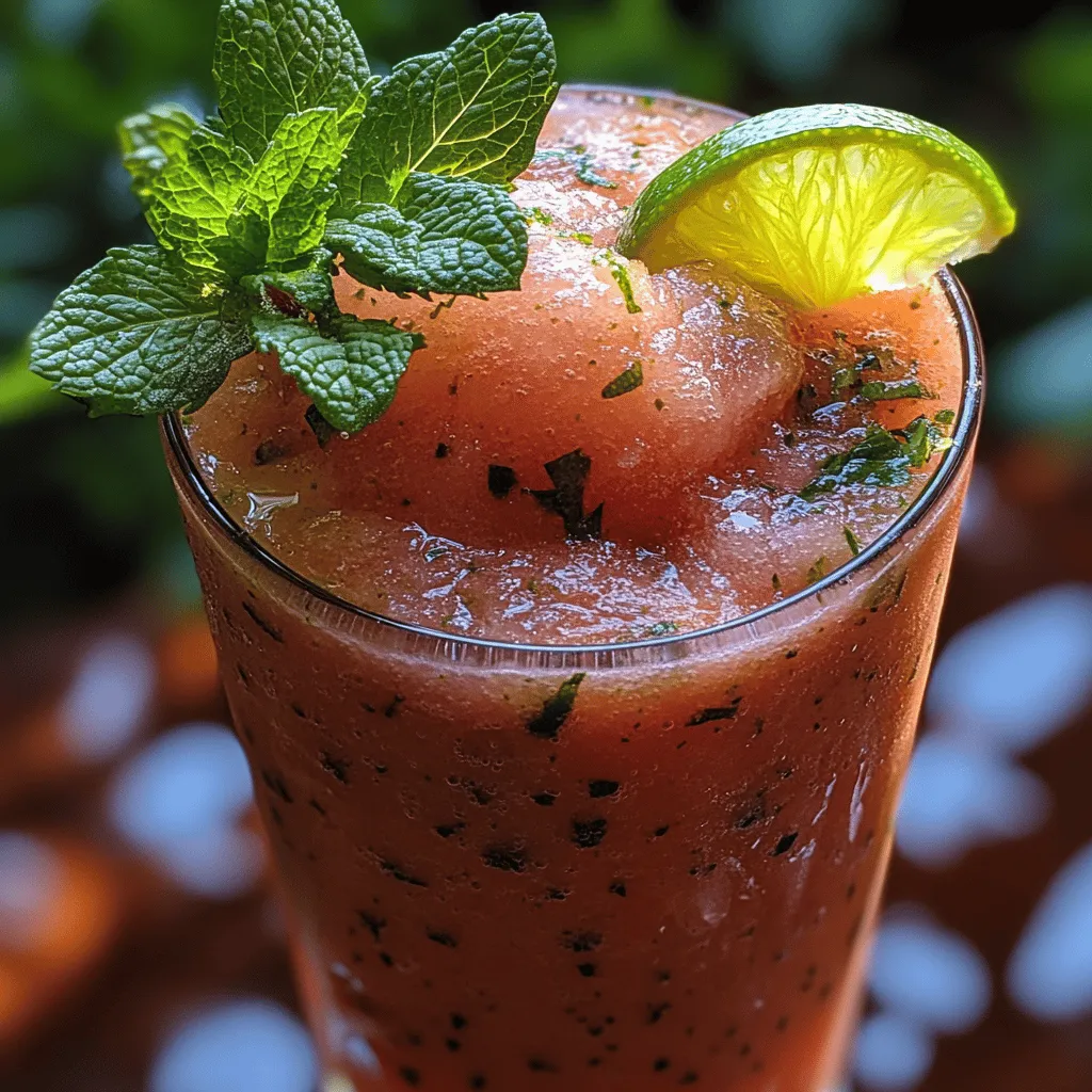 As the summer sun blazes overhead, there's nothing quite as refreshing as a cool, icy drink to take the edge off the heat. Enter the Watermelon Lime Slushie—a vibrant, thirst-quenching beverage that is not only delicious but also packed with health benefits. This delightful drink combines the sweet, hydrating essence of watermelon with the zesty brightness of lime, creating a flavor explosion that is sure to please.